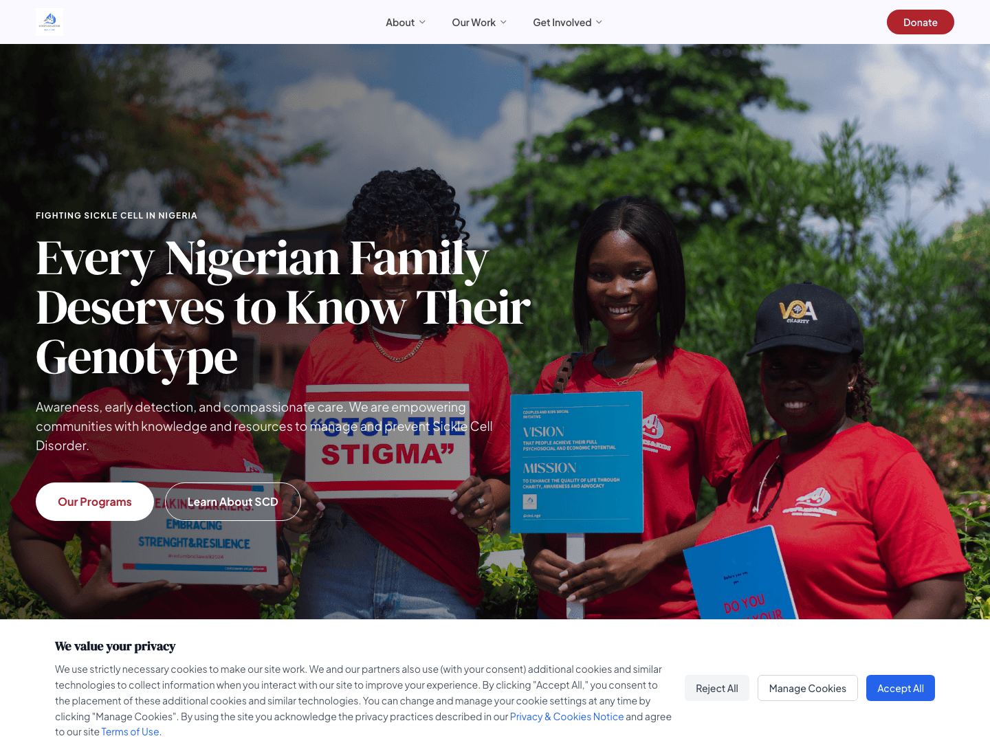 CKSI landing page screenshot